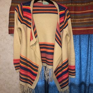 Filly Flair Aztec Western Stripe Cardigan
